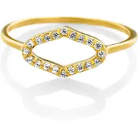 Orphelia 'Normandy' Damen-Ring aus 925er Sterlingsilber – Gold ZR-7574/G
