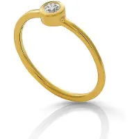 Orphelia 'Classic' Damen-Ring aus 925er Sterlingsilber – Gold ZR-7526/G