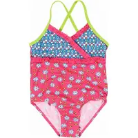 Playshoes UV-Schutz Badeanzug Blumen in Pink | Gr.: 74/80