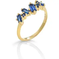 Orphelia „Novel“ Damen-Ring aus 925er Sterlingsilber – Gold ZR-7534