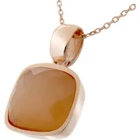 Orphelia 'Isabella' Damenkette mit Anhänger aus 925er Sterlingsilber - Rosé ZH-7198/OR
