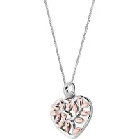 Orphelia 'Afia' Damen-Kette mit Anhänger aus 925er Sterlingsilber, Silber/Rosé, ZH-7474