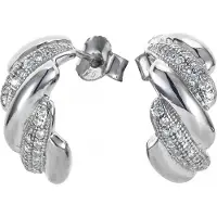 Orphelia 'Sabrina' Damen Ohrstecker aus 925 Sterling Silber - Silber ZO-7348