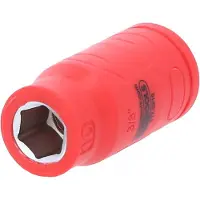 Ks Tools 117.5210, Steckschlüsselbuchse, Rot, 1 Kopf/Köpfe, 3/8", Metrisch, 10 mm