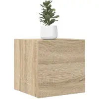 vidaXL TV-Wandschränke 4 Stk. Sonoma-Eiche 30,5x30x30 cm