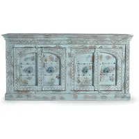 GINER Y COLOMER Lorne Sideboard aus Mangoholz, 100 cm x 190 cm x 45 cm