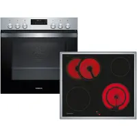 NEFF Constructa CX5HS706 Set Einbauherd CH3M50052 + Glaskeramikkochfeld CM323052
