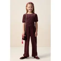 Sissy-Boy Weite Samt-Leggings - Dunkelrot | Größe: 122-128
