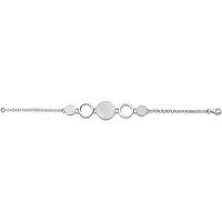 Orphelia Damen 925 Sterling Silber Set: Kette + Armband - Silber SET-021