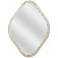 Home Deco Factory Spiegel "Losange" in Beige - (B)44 x (H)60 cm - onesize