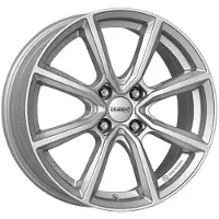 Dezent 16 Zoll Alufelge tn silver 16"x6" 4x100 PCD ET45 54.1mm Felge Silber