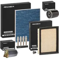 RIDEX Inspektionspaket Filterset für VW GOLF III (1H1) Golf IV Cabrio (1E) Golf III Cabrio (1E7) GOLF III Variant (1H5) Vento (1H2)
