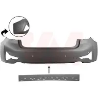 VAN WEZEL Stoßfänger 0593546 hinten für BMW