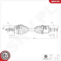 ESEN SKV Antriebswelle 40SKV004