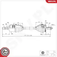 ESEN SKV Antriebswelle 40SKV454