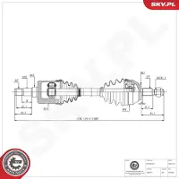 ESEN SKV Antriebswelle 40SKV144