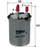 Valeo Kraftstofffilter Leitungsfilter Ø 88 mm für u.a. AUDI A1