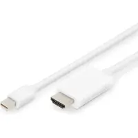 Digitus ASSMANN DisplayPort Adapterkabel Mini DP - HDMI Typ A St