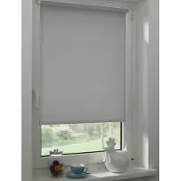 Famanu Rollladen Tageslichtrollo - Steingrau, 90 x 210 cm