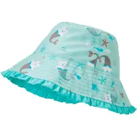 Playshoes Wende-Sonnenhut "Einhornmeerkatze" in Türkis | Gr.: 53 cm