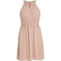Vila Milina Halter Kurzes ärmelloses Kleid
