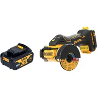 DeWalt DCS 438 N Akku Multimaterialschneider 18 V 76 mm Brushless + 1x Akku 4,0 Ah - ohne Ladegerät