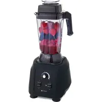 Hendi 230213, Tischplatten-Mixer, 2,5 l, Pulsfunktion, Eis-Crusher, 1680 W, Schwarz
