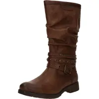 Mustang Damen Stiefel Riemen mit Nieten und Schnalle 15M0052003, Größe:39 EU, Farbe:Braun