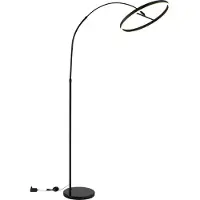 Globo Lighting Stehleuchte JERROLD LBH 107x50x203 cm schwarz