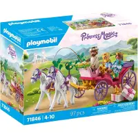 Playmobil Princess Kutschfahrt mit Prinzessin und Prinz, Aktion/Abenteuer, 4 Jahr(e), Mehrfarbig, Kunststoff