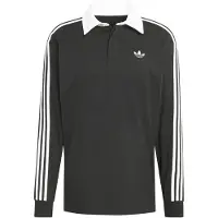 Adidas Originals Poloshirt 3-Stripes Rugby Longsleeve Polo KE3576 Schwarz Regular Fit