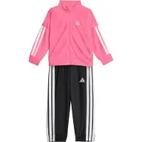 Adidas Trainingsanzug SPORTSWEAR "ESSENTIALS CLIMACOOL KIDS", Babys, Gr. 62, pink (pink fusion, weiß, weiß), Obermaterial: 100% Polyester, Sportanzüge Trainingsanzug