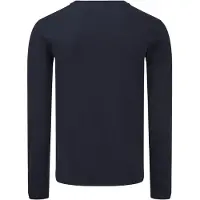 Fruit Of The Loom - "Iconic" T-Shirt für Herren/Damen Unisex Langärmlig (Marineblau)