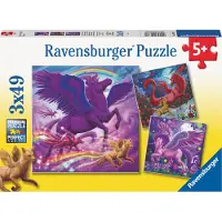 Ravensburger Puzzle Mythische Lineale 3x49 Teile