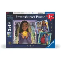 Ravensburger Kinderpuzzle 05702 - Disney Wish - 3x49 Teile Disney Wish Puzzle für Kinder ab 5 Jahren
