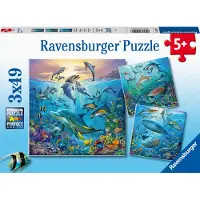 Ravensburger Puzzle Meeresleben 3x49 Teile
