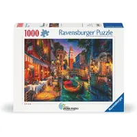 Ravensburger Erwachsenenpuzzle 1000 Teile - Kanalrundfahrt in Venedig