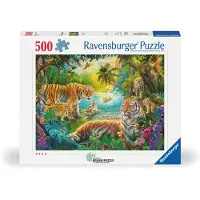 Ravensburger - Tiger Family In The Oasis - 500p (12001384)