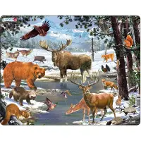 Larsen Puzzles Maxi FH32, 54 Stück(e), Flora & Fauna