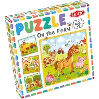 Tactic Puzzle Mein Erstes Puzzle – Bauernhof, 4x6 Teile