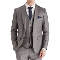 Paul Andrew Grauer maßgeschneiderter Anzugsblazer für Herren