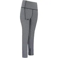 Under Armour Heatgear Stretch Taille Grey Womens Geo -Knöchel -Leggings 1371114 001