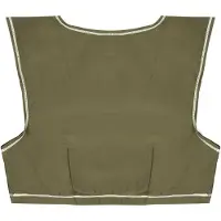 Nike Dri-Fit Sports Bra Fitness V-Ausschnitt braune ärmellose Training Top 222665 204