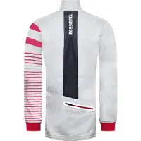 Rossignol Long Sleeve Reißverschluss auf weiß/roter Damen Ski Softshell Jacke rlfwj22 100