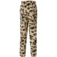 Puma x Kidsuper Studios Brown Women Dehnung mit fliehen AOP -Trackhosen 530403 96
