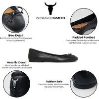 Windsor Smith – Schwarze Mokassins aus Leder – Babydoll