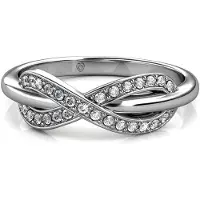 MYC Paris Trist Ring - Silber und Kristall