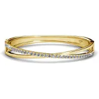 MYC Paris Criss Armbänder - Gold und Kristall