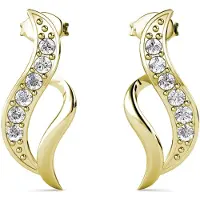 MYC Paris Destiny-Ohrringe – Gold und Kristall