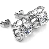 MYC Paris Roxy Ohrringe - Silber und Kristall